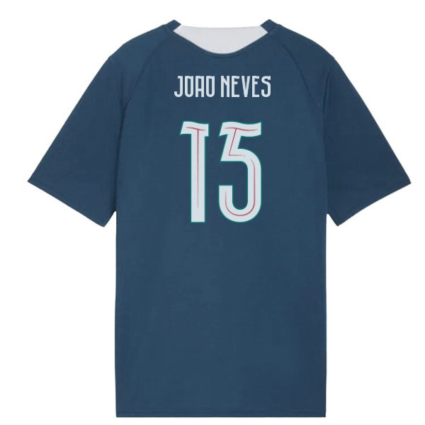 2026-2027 Portugal Training Jersey (Ocean Tropic) - Kids (Joao Neves 15)-SoccerKits Hub | Buy Soccer Jerseys Online